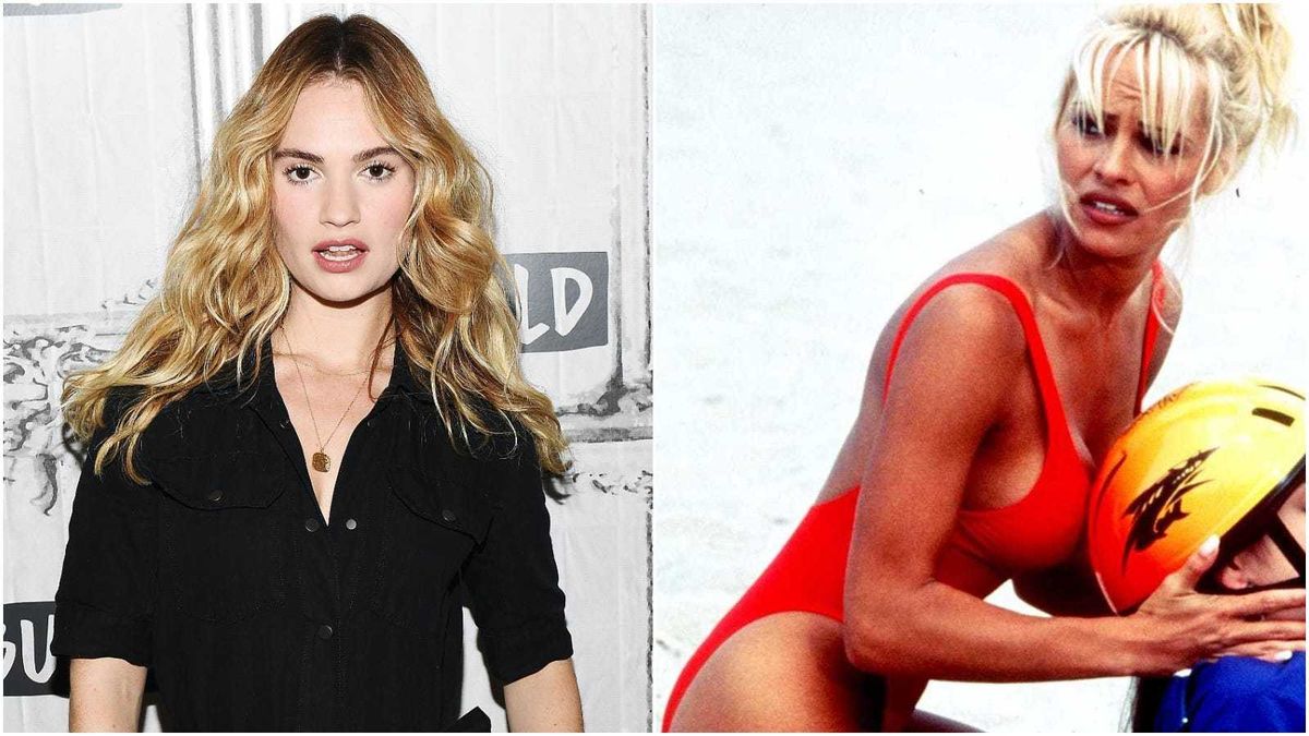 Lily James, Pam Anderson