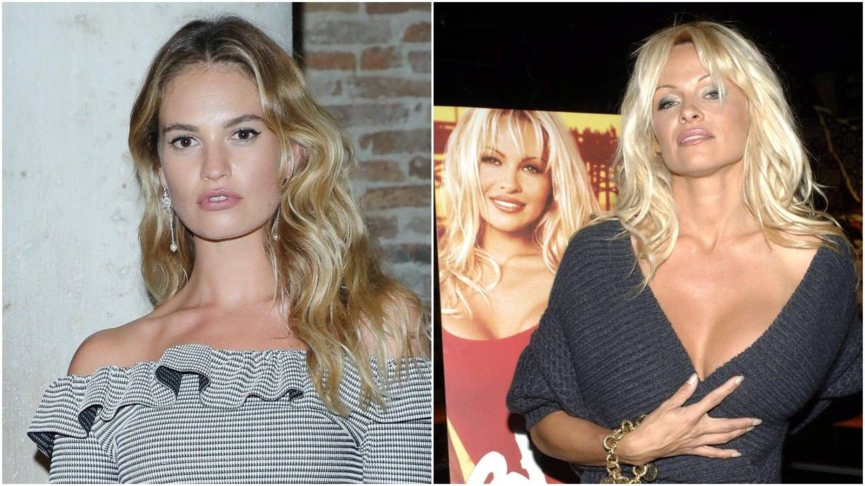 Lily James, Pamela Anderson