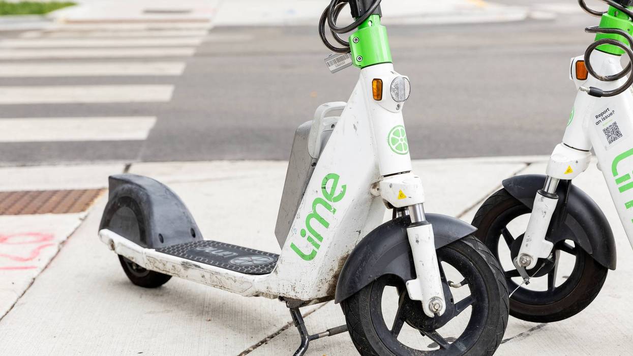 Lime Scooters in Chicago, IL.