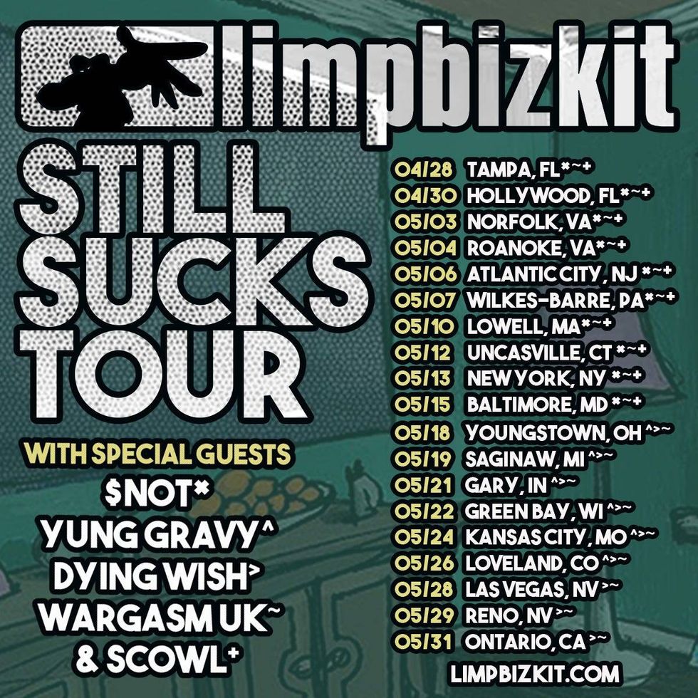 Limp Bizkit still sucks tour dates