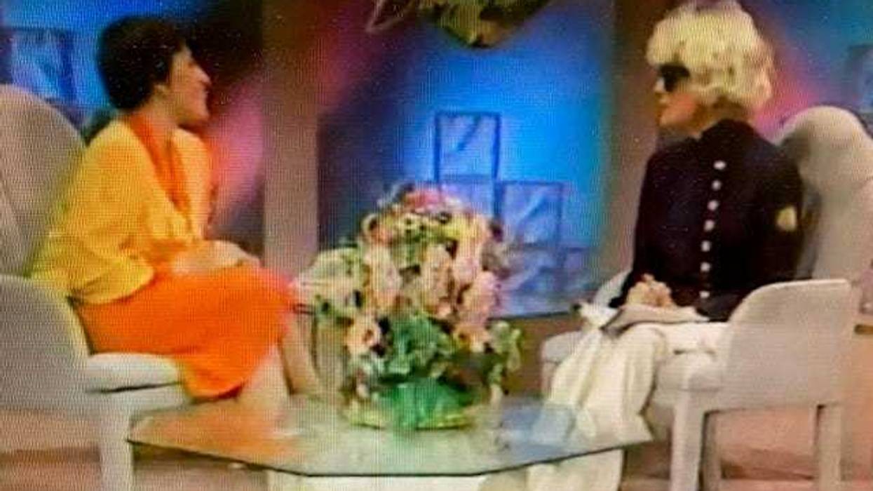 Linda Pellegrino interviews Carol Channing in the early 1990s during a segment of "AM Buffalo." Channel 7 is canceling the longtime Buffalo morning show after nearly six decades on the air.