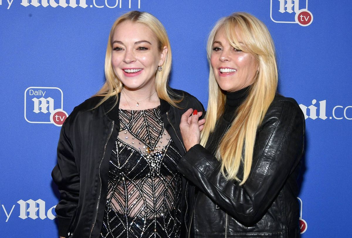 Lindsay and Dina Lohan