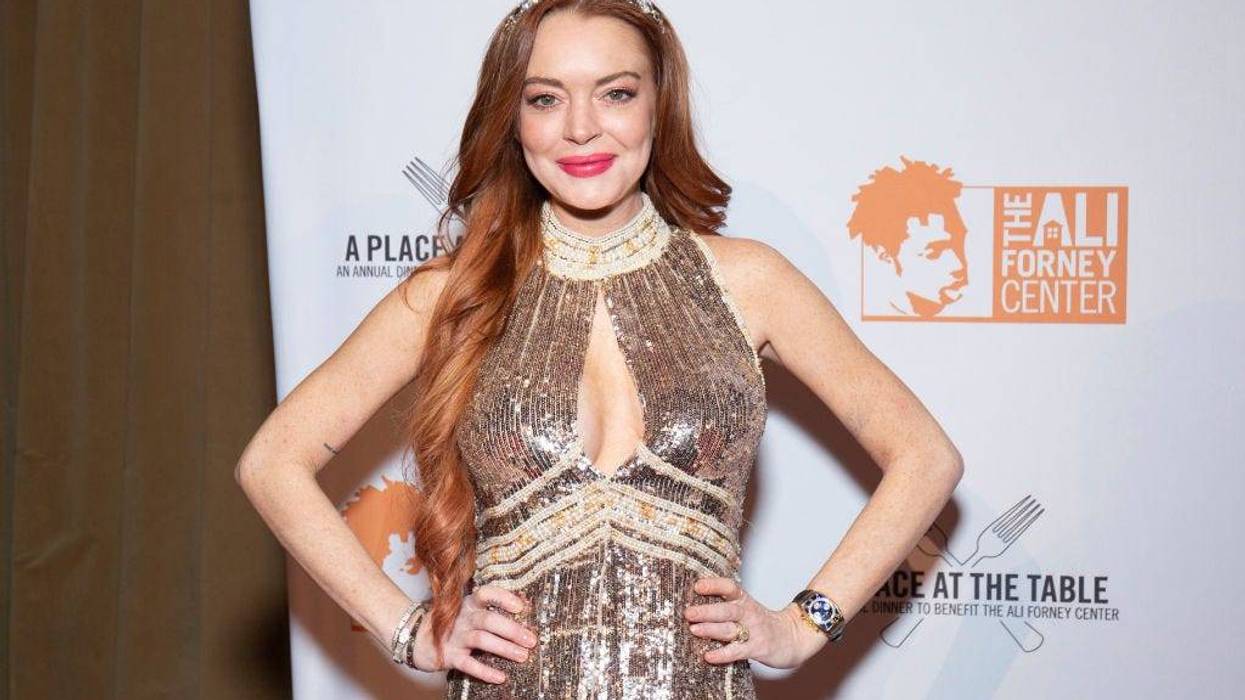 Lindsay Lohan attends the 2019 Ali Forney Center Gala at Cipriani Wall Street on October 25, 2019 in New York City.