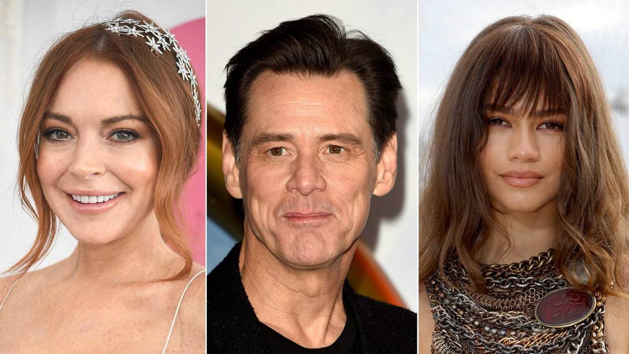 Lindsay Lohan, Jim Carrey and Zendaya