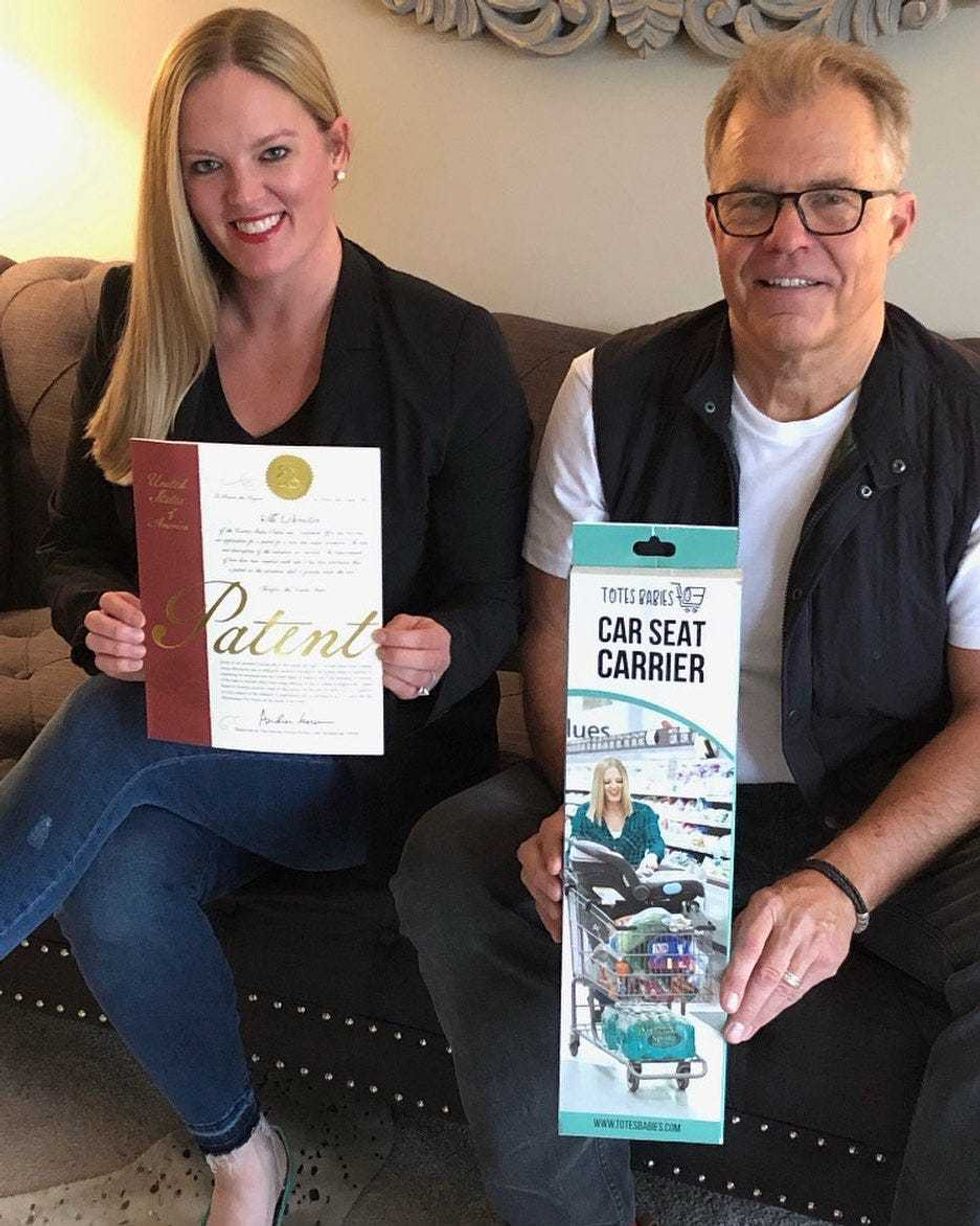 Lindsey Fleischhauer and her father, Stan Valiulis