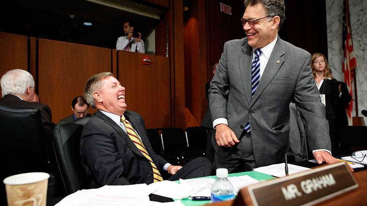 Lindsey Graham and Al Franken