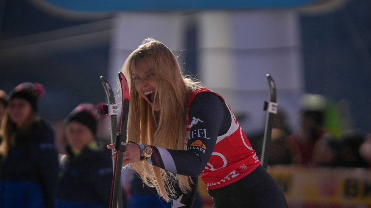 Lindsey Vonn of Team United States during the Audi FIS Alpine Ski World Cup Women's Downhill on December 12, 2025 in St Moritz, Switzerland.
