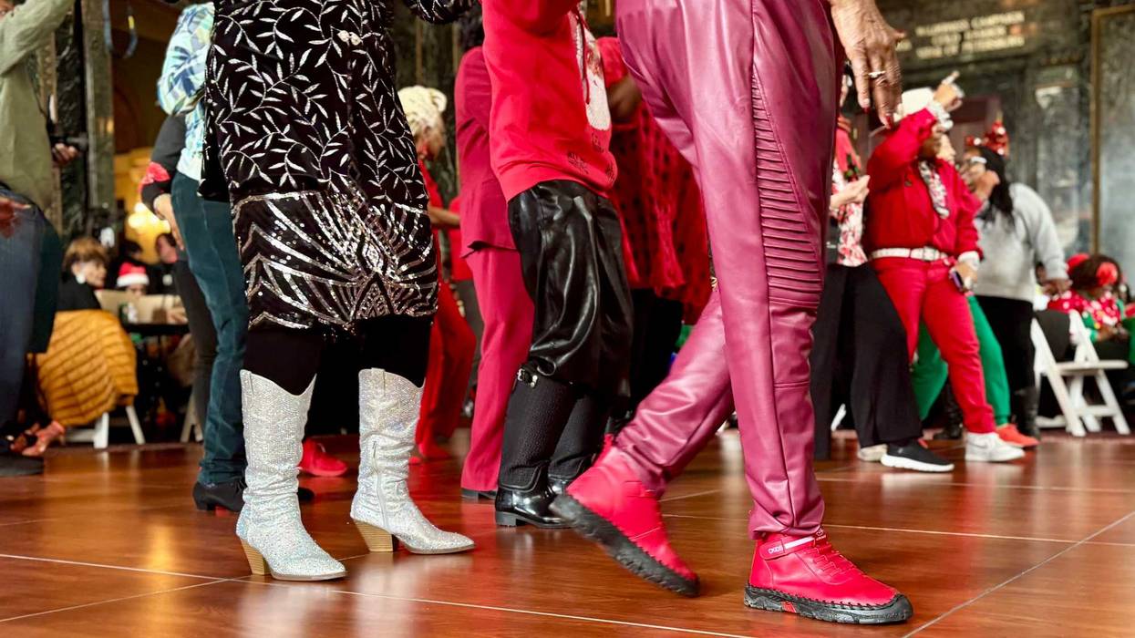 Line Dancers at the Chicago Cultural Center