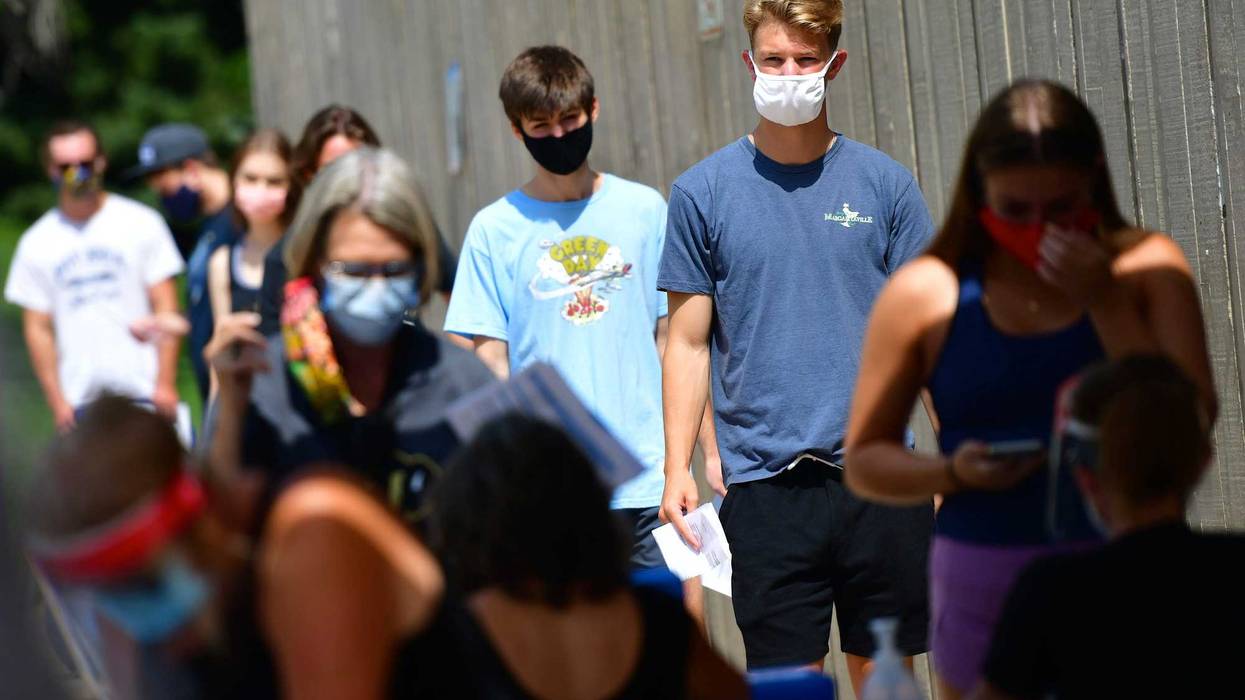Lines for COVID testing have been a standard site at college campuses nationwide this fall.