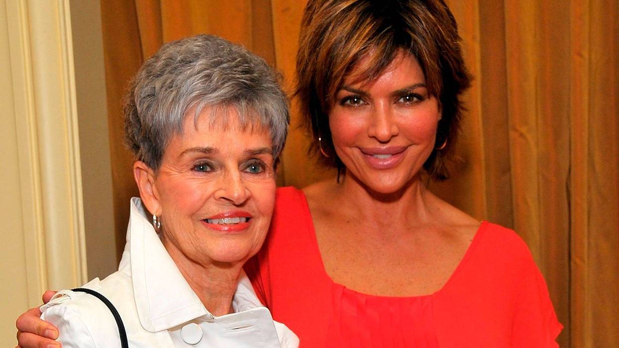 Lisa Rinna with her mother, Lois