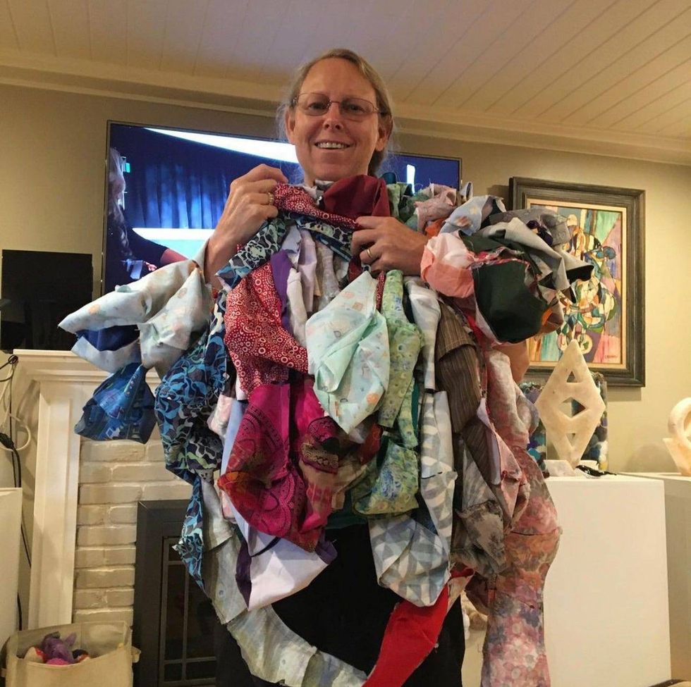 Lisa Smiley has sewn nearly 4,000 masks since the beginning of the pandemic.