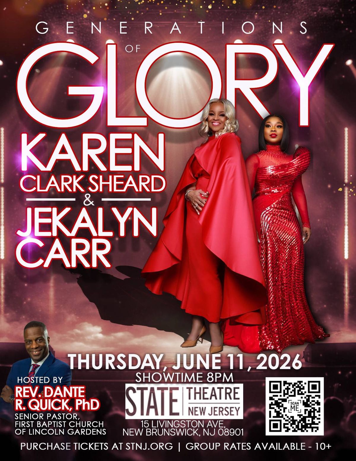 Listen for a Chance to Win Tickets to Generations of Glory at State Theatre New Jersey