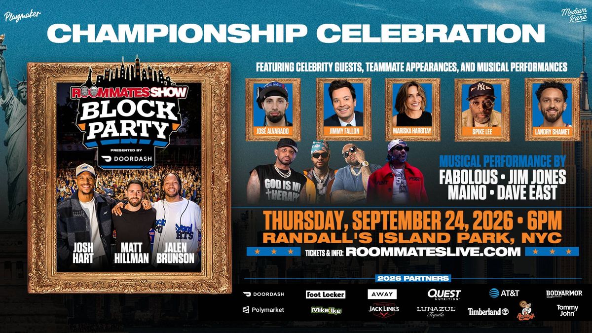 Listen for a Chance to Win Tickets to the Roommates Show Block Party