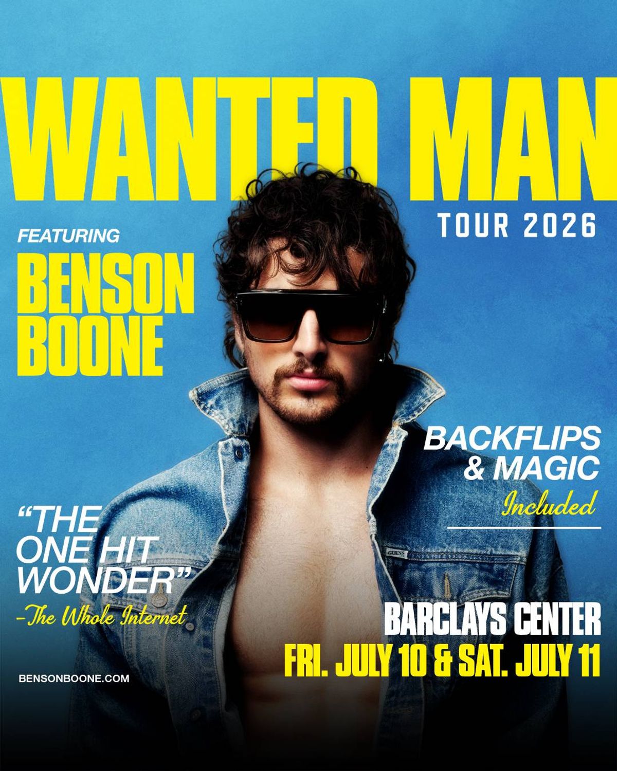 Listen for the Keyword to Text for a Chance to Win Tickets to See Benson Boone