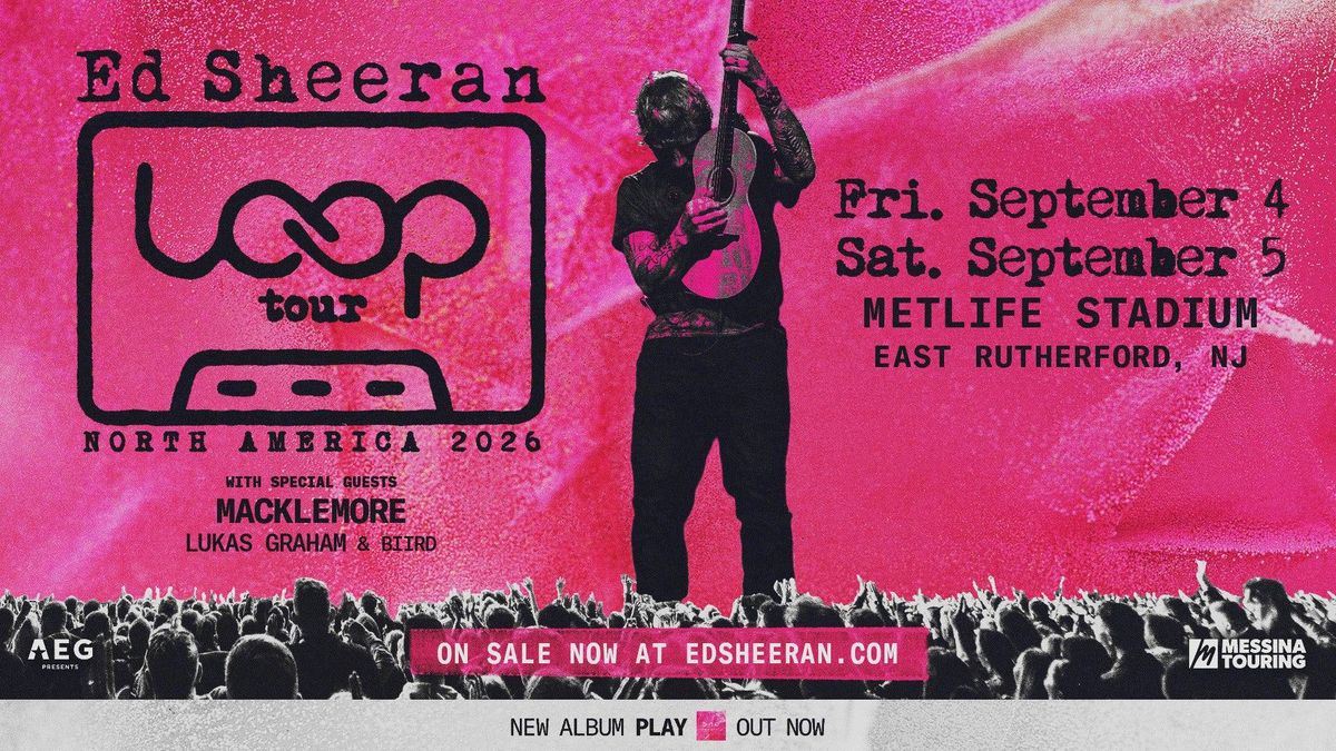 Listen for the Keyword to Text for a Chance to Win Tickets to See Ed Sheeran at MetLife