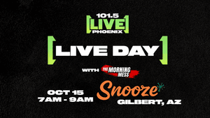 LIVE 101.5 Day Breakfast Broadcast w/ The Morning Mess!