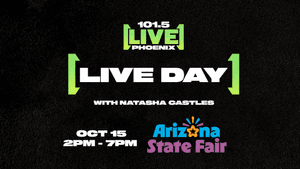 LIVE 101.5 Day Broadcast w/ Natasha Castles!