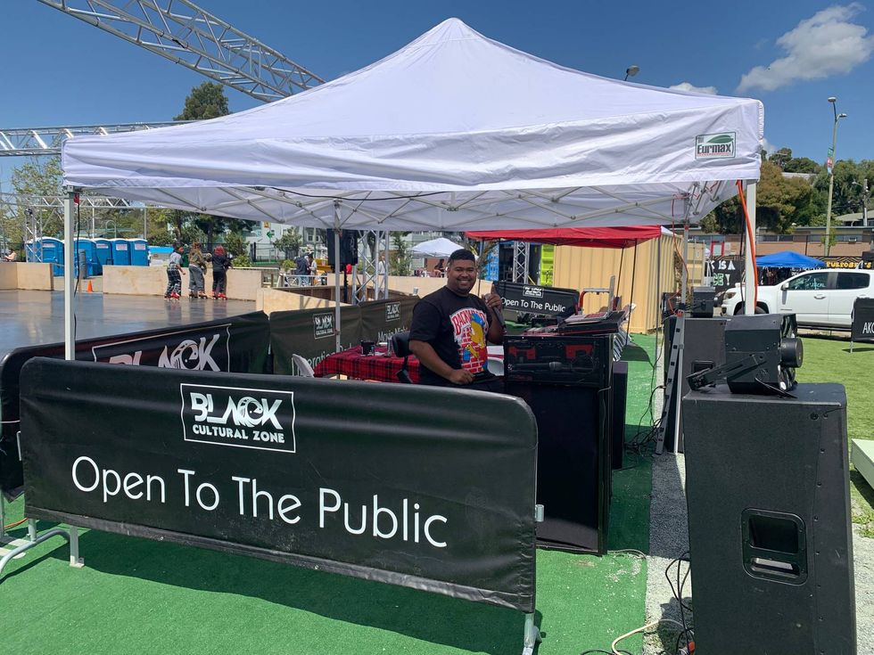 Live music and DJs performed at Liberation Park