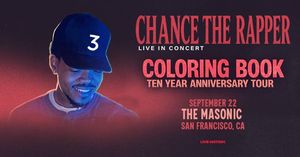 Chance The Rapper - Coloring Book 10 Year Anniversary Tour