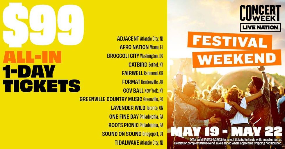 Live Nation Festival Weekend