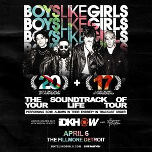 Boys Like Girls at The Fillmore Detroit