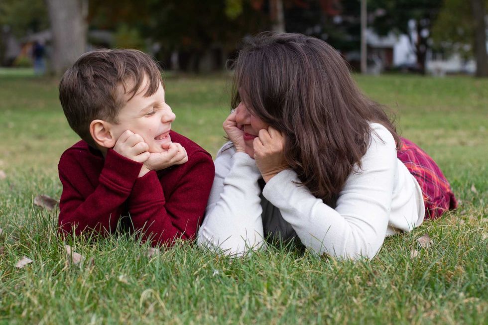 Liz Campbell and family