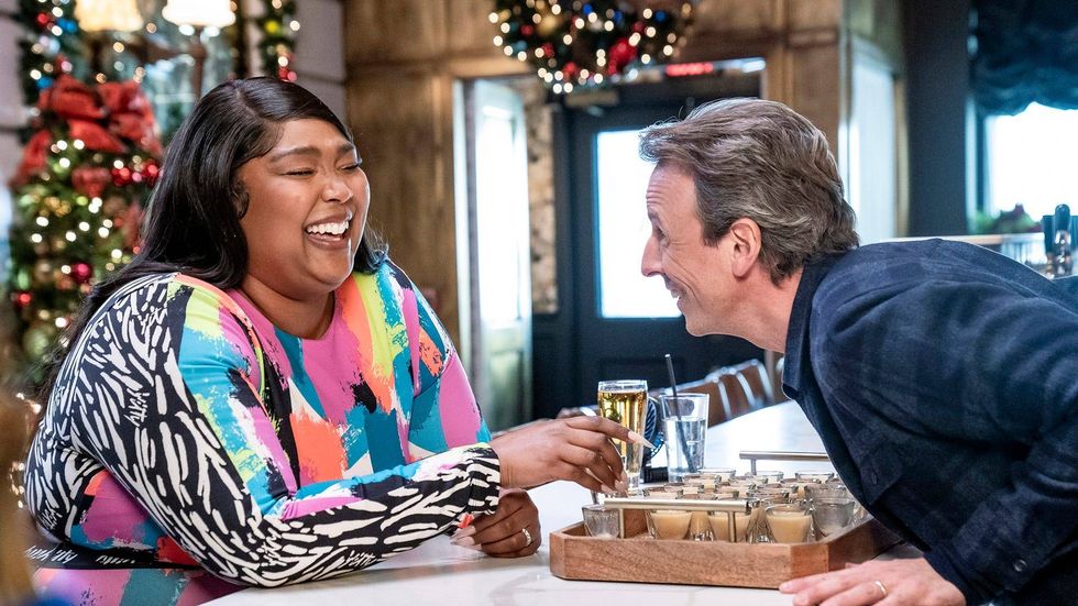 Lizzo played 'Truth Or Shot' and drank an 'About Damn Time' cocktail with Seth Myers: Watch now
