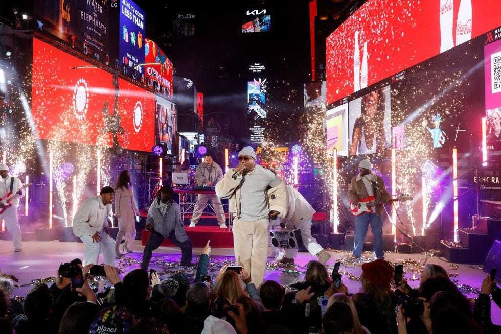 LL Cool J performs during New Year