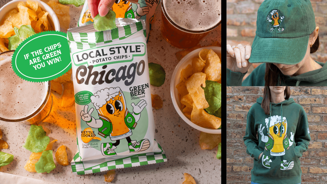 Local Style Potato Chips is launching a citywide St. Patrick's Day scavenger hunt for the chance to win a year of free chips. Now through March 17, if you purchase Local Style Potato Chips’ new Green Beer flavor and find green chips inside, you will win an instant prize and be entered for a chance to win free chips for a year.