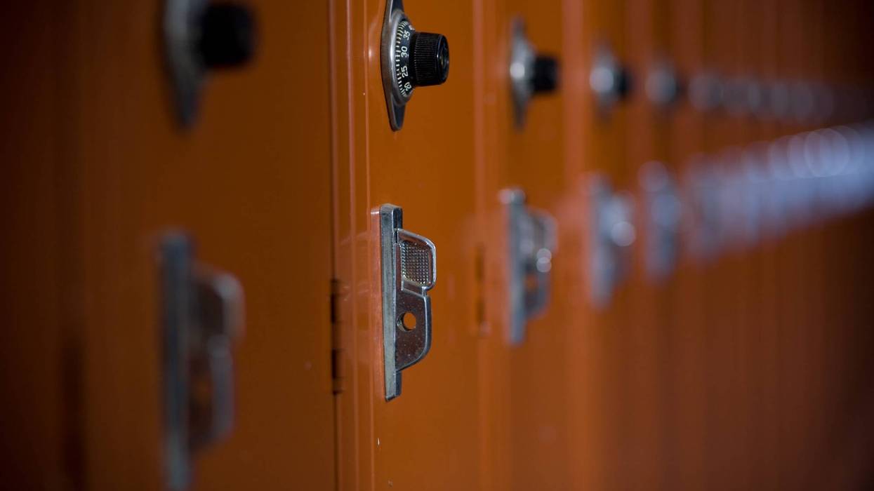 Locker in high school