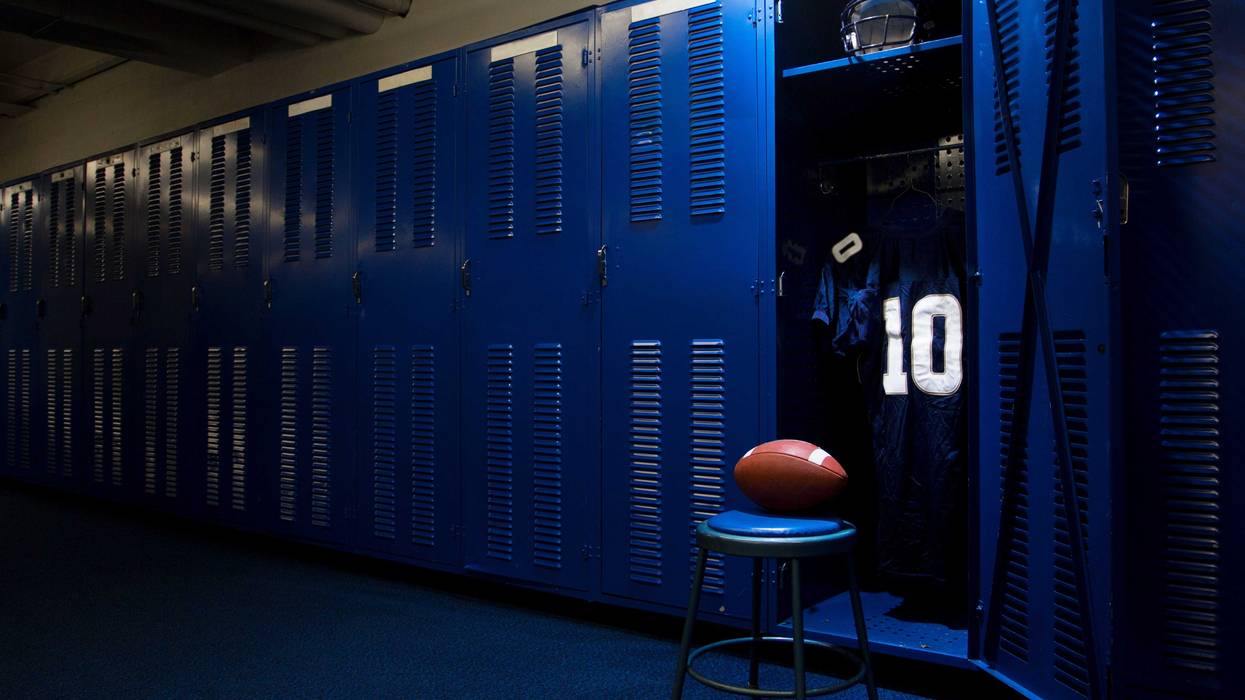 Locker room