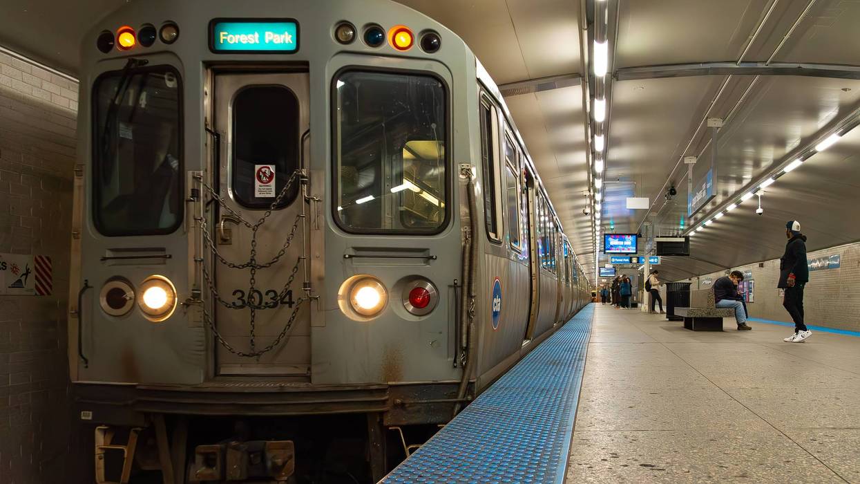 Logan Square Blue Line Station