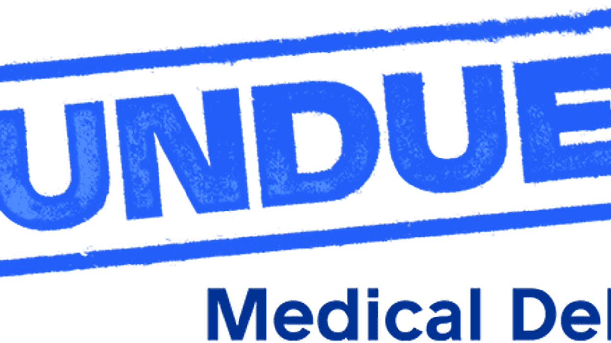 Logo for the nonprofit Undue Medical Debt, which is working with the state of Connecticut to relieve medical debt for eligible residents