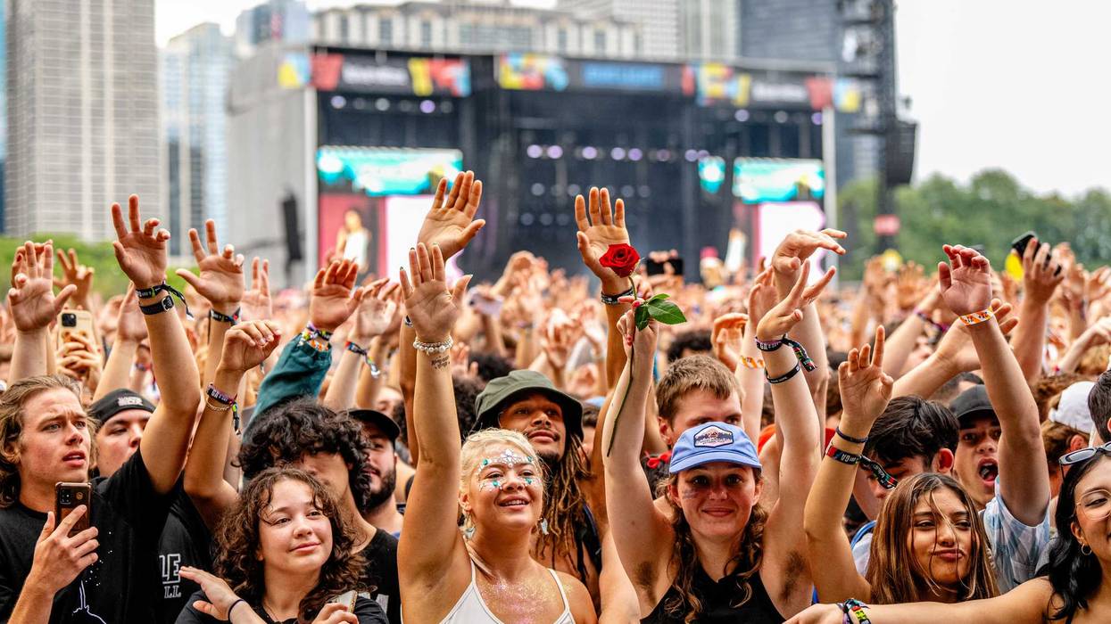 Lollapalooza crowd at Grant Park