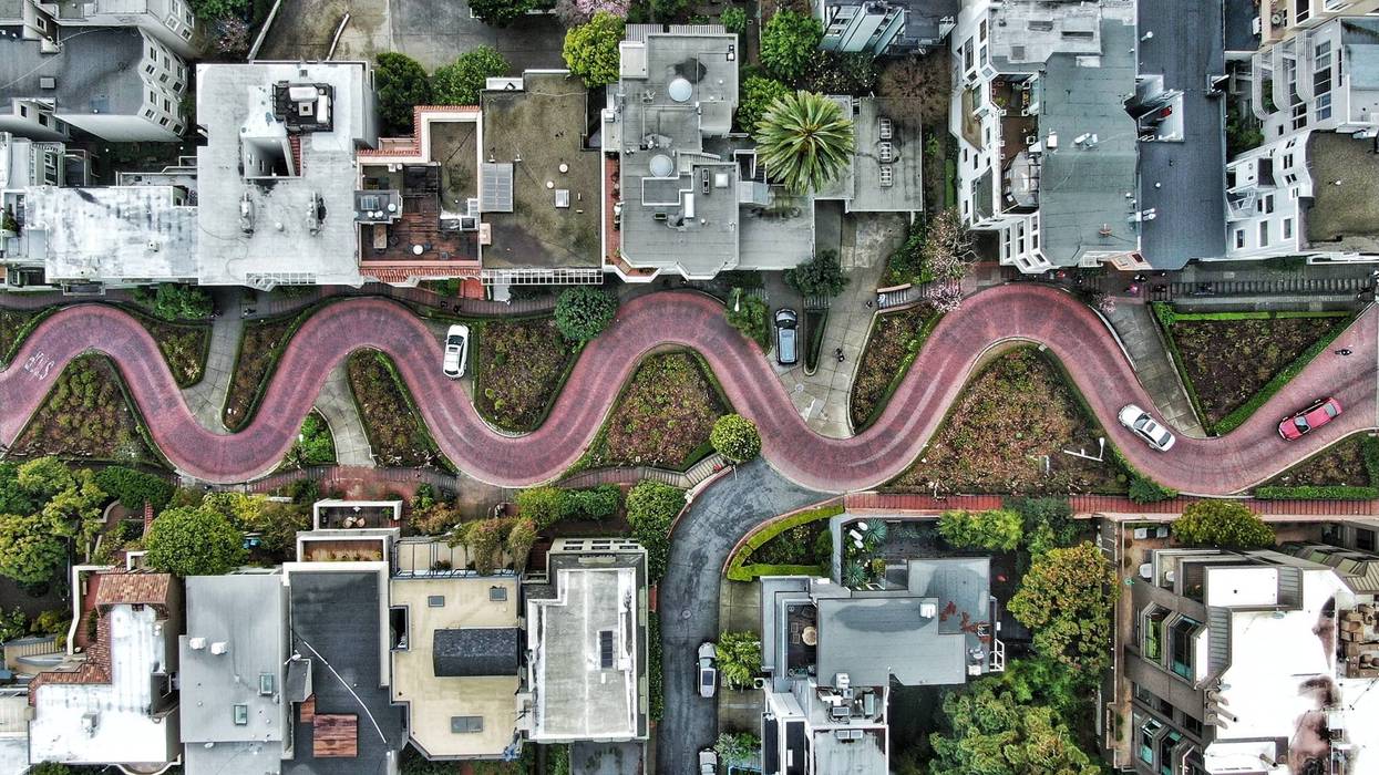 Lombard Street in San Francisco.