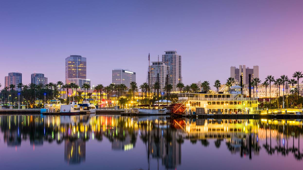 long beach skyline