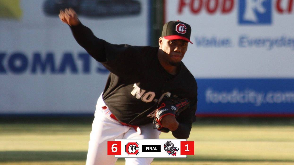 Lookouts starting pitcher Hunter Greene