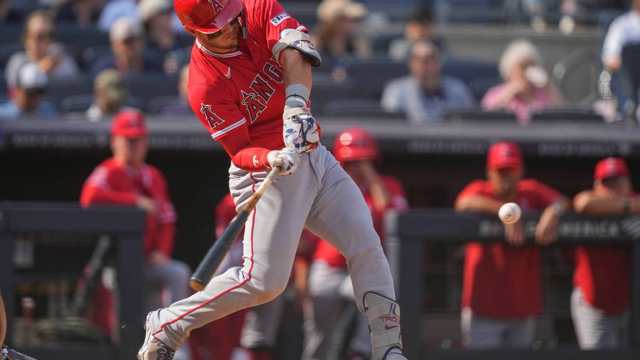 Trout homers again, helping Angels outslug Judge, Yankees to split 4-game series