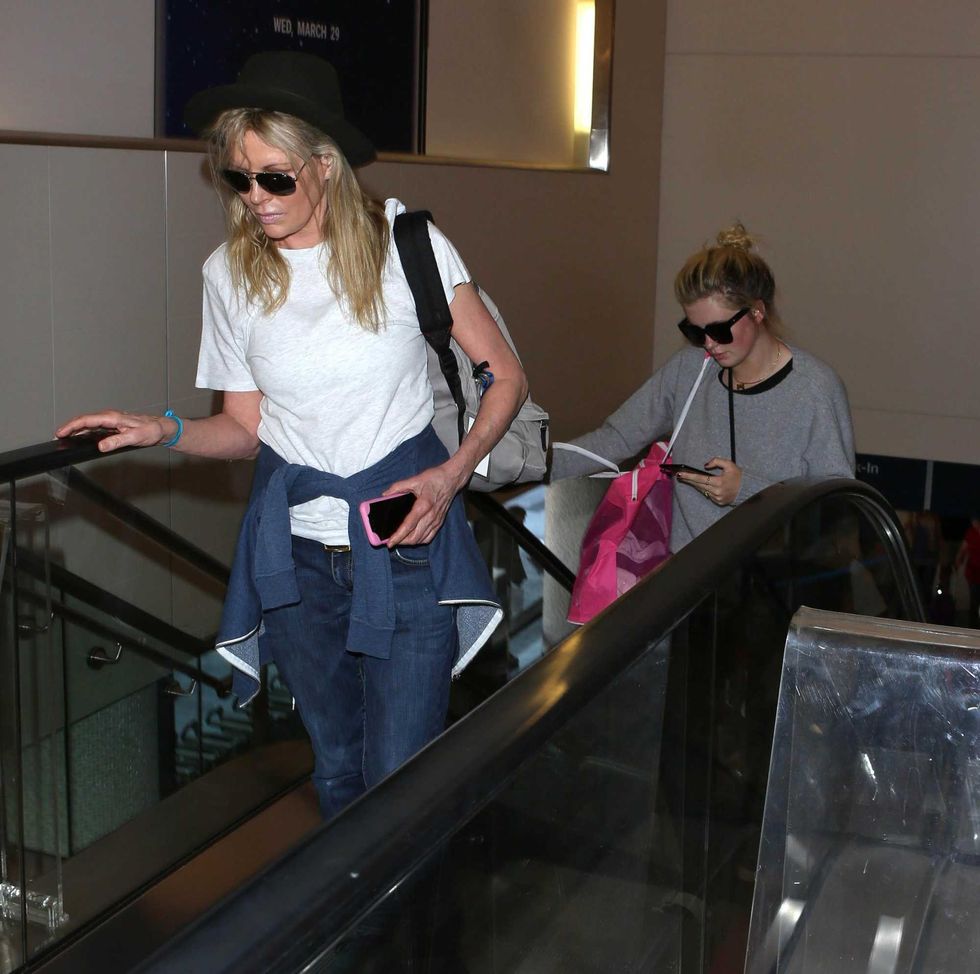 LOS ANGELES, CA - JULY 26: Kim Basinger and Ireland Baldwin are seen on July 26, 2017 in Los Angeles, California. (Photo by SMXRF/Star Max/GC Images)