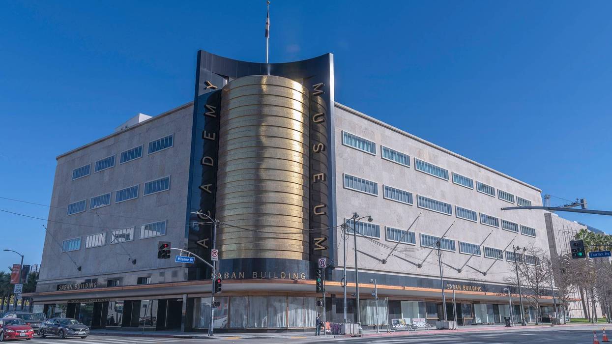 Los Angeles, CA, USA - January 26, 2022: Exterior of the Academy Museum of Motion Pictures in Los Angeles, CA.