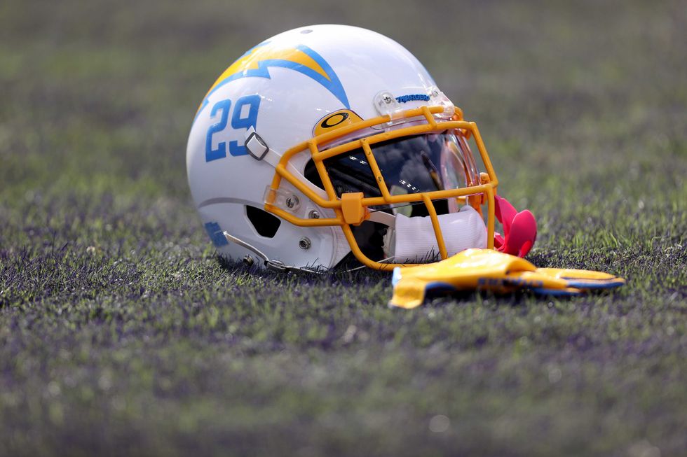 Los Angeles Chargers helmet