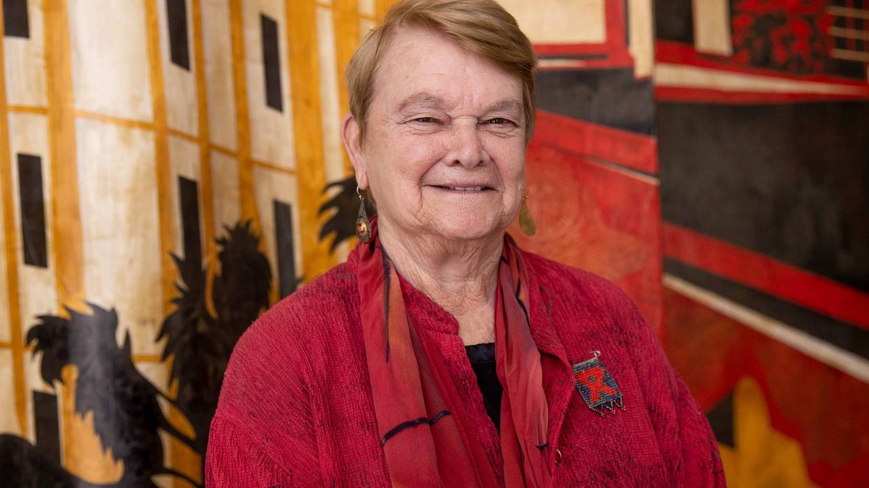 Los Angeles County Supervisor Sheila Kuehl is seen at the AIDS Monument Groundbreaking on June 05, 2021 in West Hollywood, California.