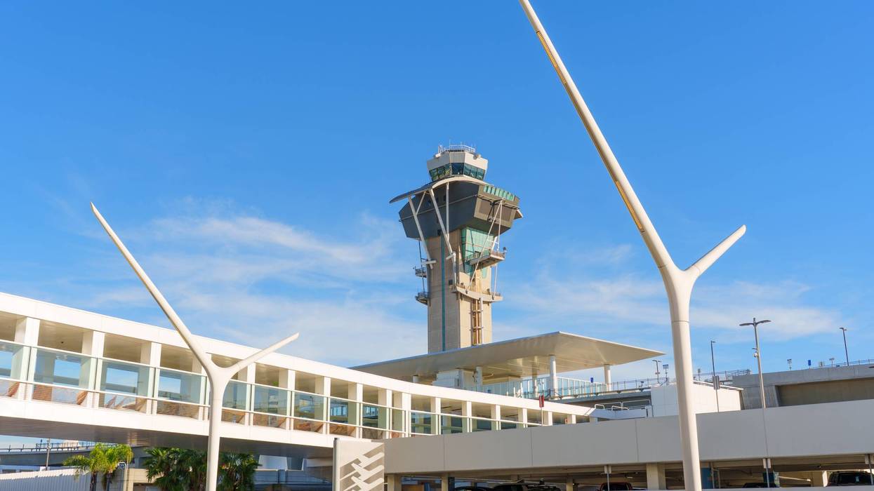 Los Angeles International Airport LAX Control Tower and Infrastructure