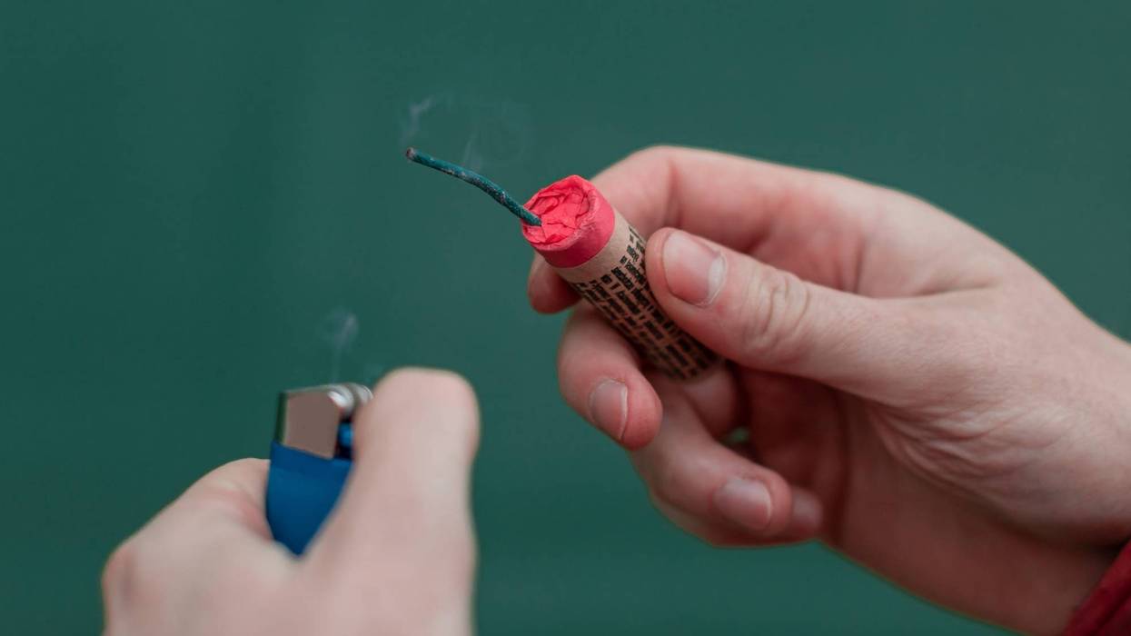 Los Angeles man lost portion of his hand lighting fireworks