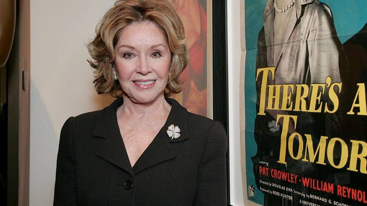 LOS ANGELES - MAY 16: Actress Pat Crowley attends the AMPAS Centennial Celebration for Barbara Stanwyck on May 16, 2007 in Los Angeles, California.