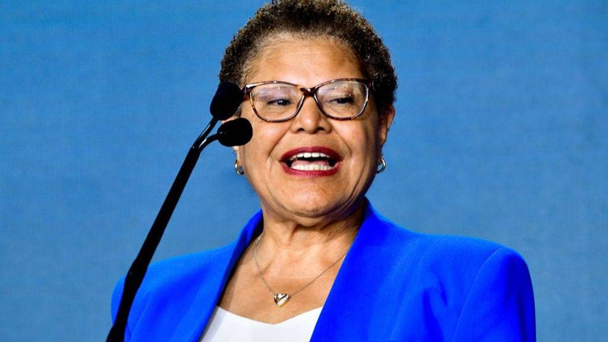 Los Angeles Mayor, Karen Bass attends the 2023 Milken Institute Global Conference at The Beverly Hilton on May 01, 2023 in Beverly Hills, California.