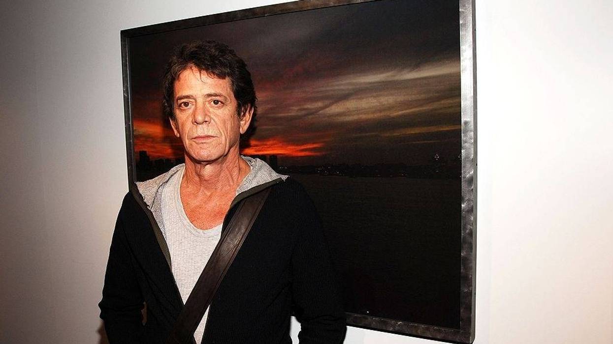 Lou Reed attends the opening of his Lou Reed NY photography exhibit at the Gallery at Hermes on January 19, 2006 in New York Cit