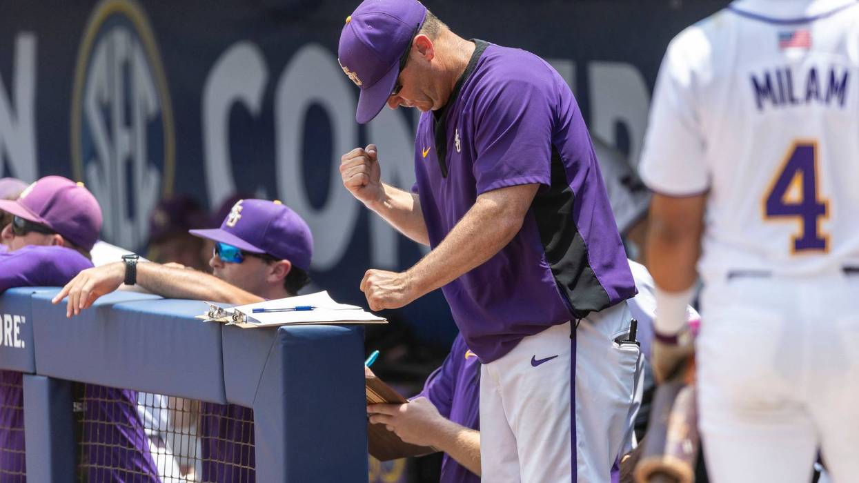 LSU baseball coach Jay Johnson