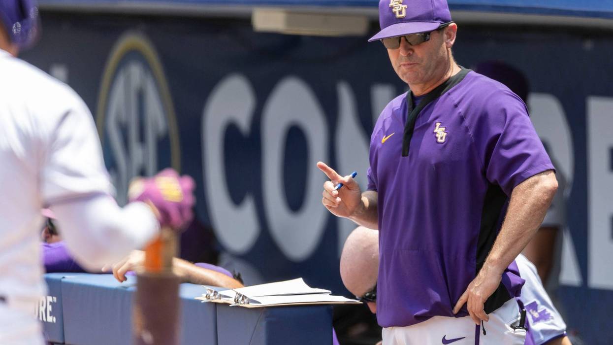 LSU baseball coach Jay Johnson