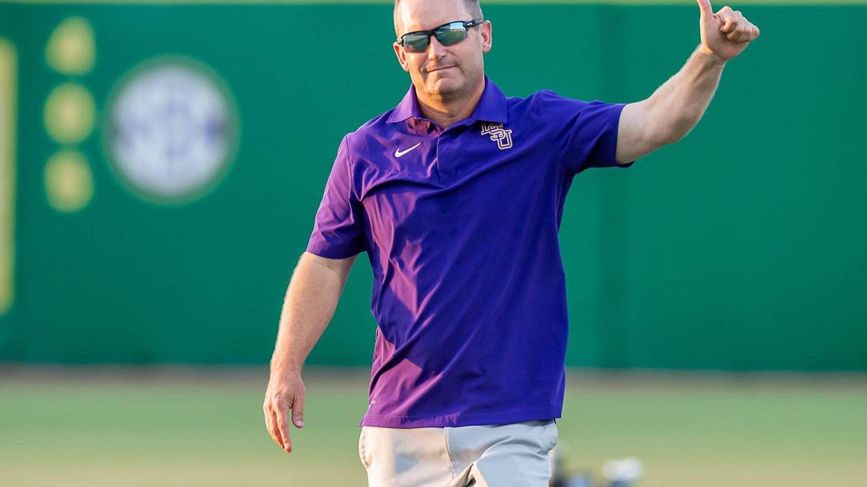 LSU baseball coach Jay Johnson